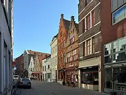 De Dweersstraat, vanuit de Noordzandstraat