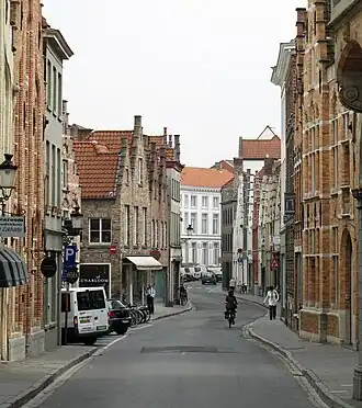 De Eekhoutstraat, gezien in zuidelijke richting.