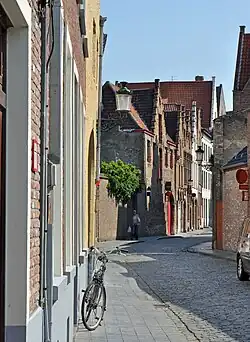 De Grauwwerkersstraat in zuidoostelijke richting gezien (d.w.z. richting Vlamingstraat)