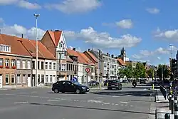 De Hoefijzerlaan gezien vanaf de Bloedput