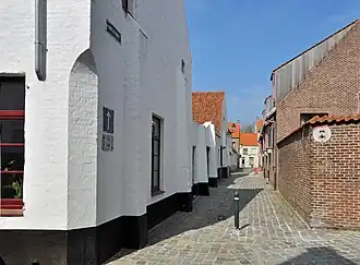 De Konfijtstraat, gezien vanuit de Vuldersstraat