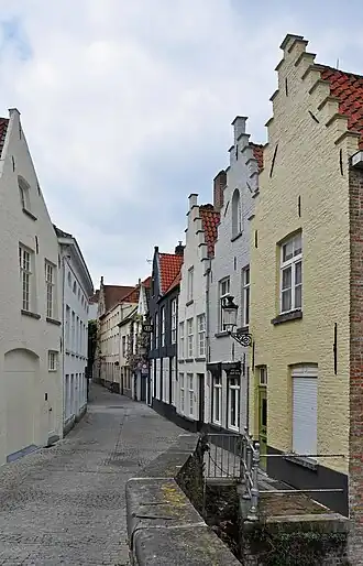 De Peerdenstraat ten noorden van de Peerdenbrug