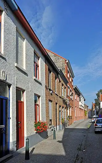 De Schrijversstraat in Brugge