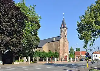 De Sint-Pieterskerk in Sint-Pieters-op-den-Dijk