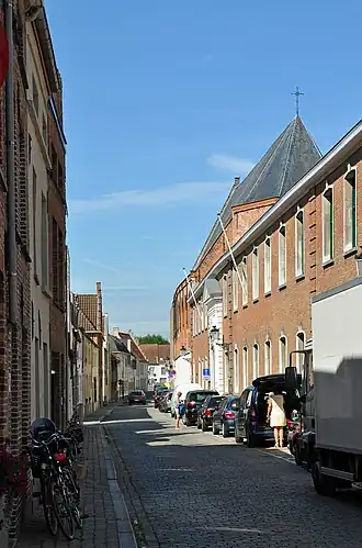 De Snaggaardstraat in westelijke richting gezien