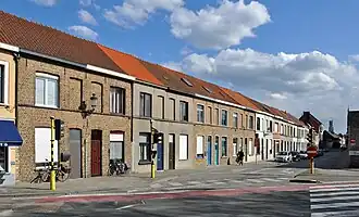 De Vlamingdam, gezien vanaf de Koningin Elisabethlaan