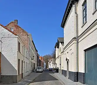 De Werkhuisstraat in noordelijke richting gezien