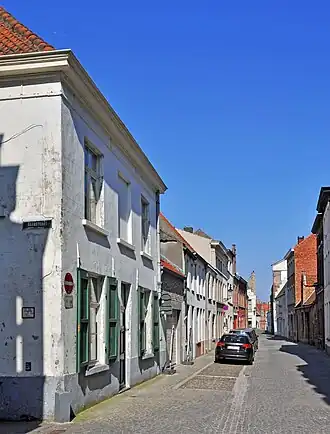 Zakske, gezien in de richting van de Ezelstraat