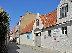 De Zwijnstraat, gezien in de richting van de Smedenstraat