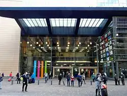 De westelijke ingang