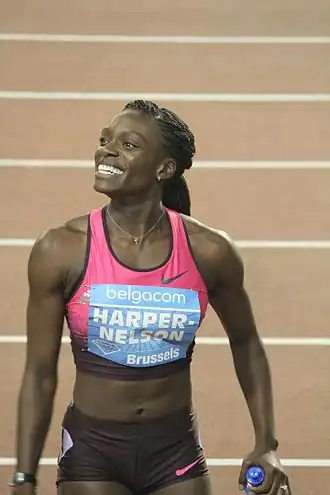 Harper tijdens de Memorial Van Damme 2013, in Brussel.