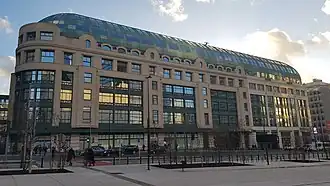 Zicht vanaf het Rogierplein in 2018