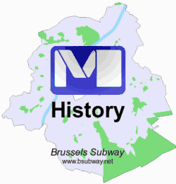 Animatie van de ontwikkeling van het metronet tot voor de herstructurering van 2009