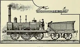 Stoomlocomotief 'Le Belge'