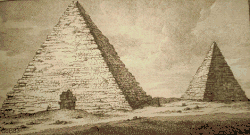 Bezoek aan de Piramiden van Gizeh (ca. 1698)