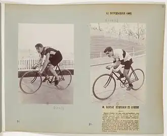 Marcel Cadolle (rechts) in 1902