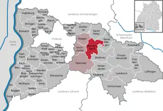 Kaart van Buchenbach (Baden-Württemberg)