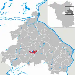 Kaart van Buckow (Märkische Schweiz)