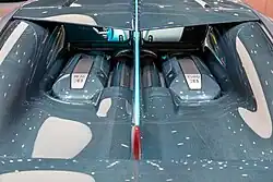 De motor van de Bugatti Divo