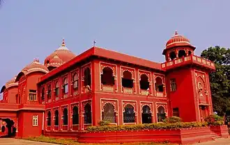 Gebouw van de Lalit Naryan Mithla University in Darbhanga, Bihar