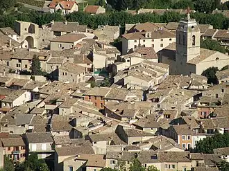 Zicht op Buis-les-Baronnies