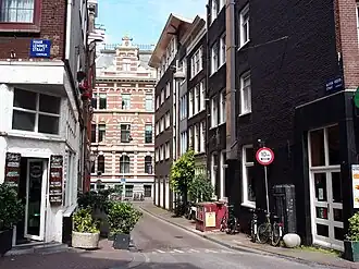 Buiten Vissersstraat, gezien naar Droogbak (juni 2014)