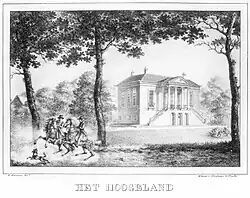 Het Hoogeland omstreeks 1830