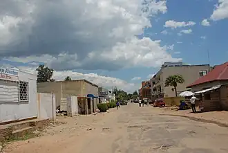 Een straat in de Burundese hoofdstad Bujumbura in maart 2007.