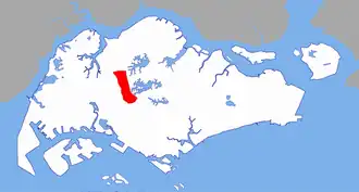 Locatie in Singapore