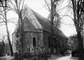 De Apsis van de dorpskerk Dorfkirche Tempelhof, rond 1930