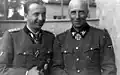 Fegelein en Wilhelm Bittrich in Rusland, 21 juni 1942