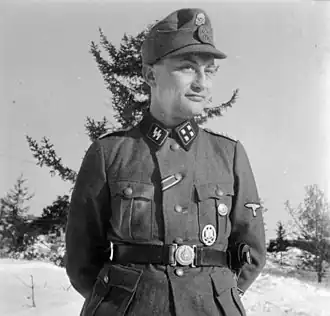Günther d'Alquen als Sturmbannführer van de Waffen-SS, 1941