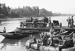 Overzetten van militairen en materieel, 10 mei 1940