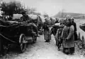 Vluchtende Russische boeren, 1915