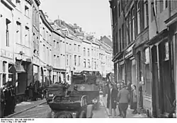 Doortocht van Duitsers in Maastricht, 10 mei 1940