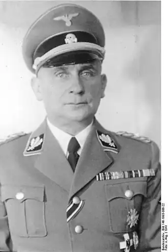 SS-Gruppenführer Rudolf Querner, 1941.