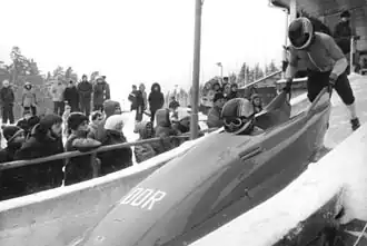 Lehmann in 1984 met Voge