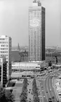 Het toenmalige Interhotel Stadt Berlin in 1976