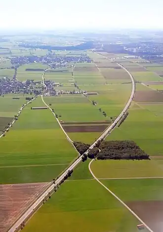 Bundesstraße 12 bij Germaringen