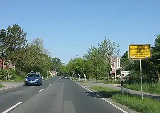 Bij de plaats Diekmannshausen, gem. Jade