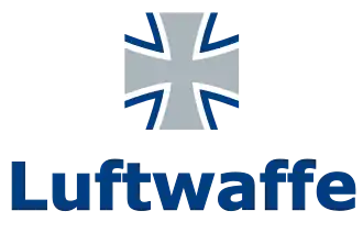 Het logo van de Duitse luchtmacht