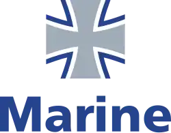 Het logo van de Marine (inofficieel: Deutsche Marine).