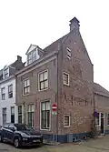 Pand op de hoek van de Bergstraat