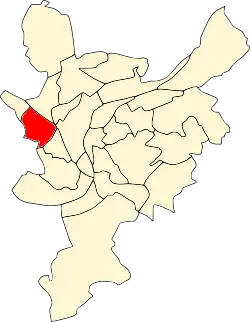 Ligging van Burenville in Luik