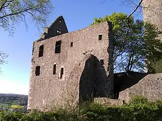 De ruïne van de Burcht Gleiberg