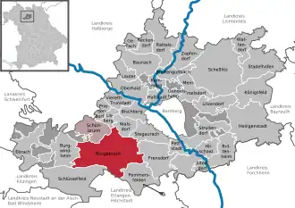 Kaart van Burgebrach