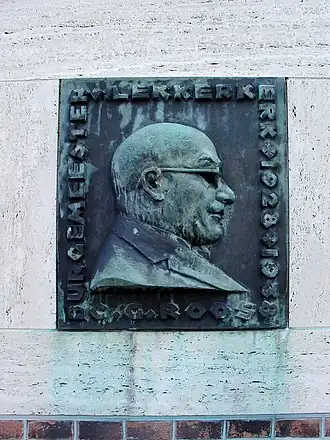 Plaquette Burgemeester Roos (1952)