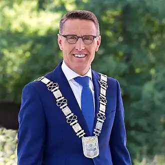 Van der Meijden als burgemeester van Laarbeek (2019)