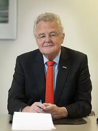 Frans Ronnes als waarnemend burgemeester van Laarbeek