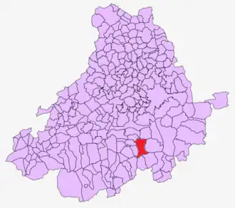 Kaart van Burgohondo